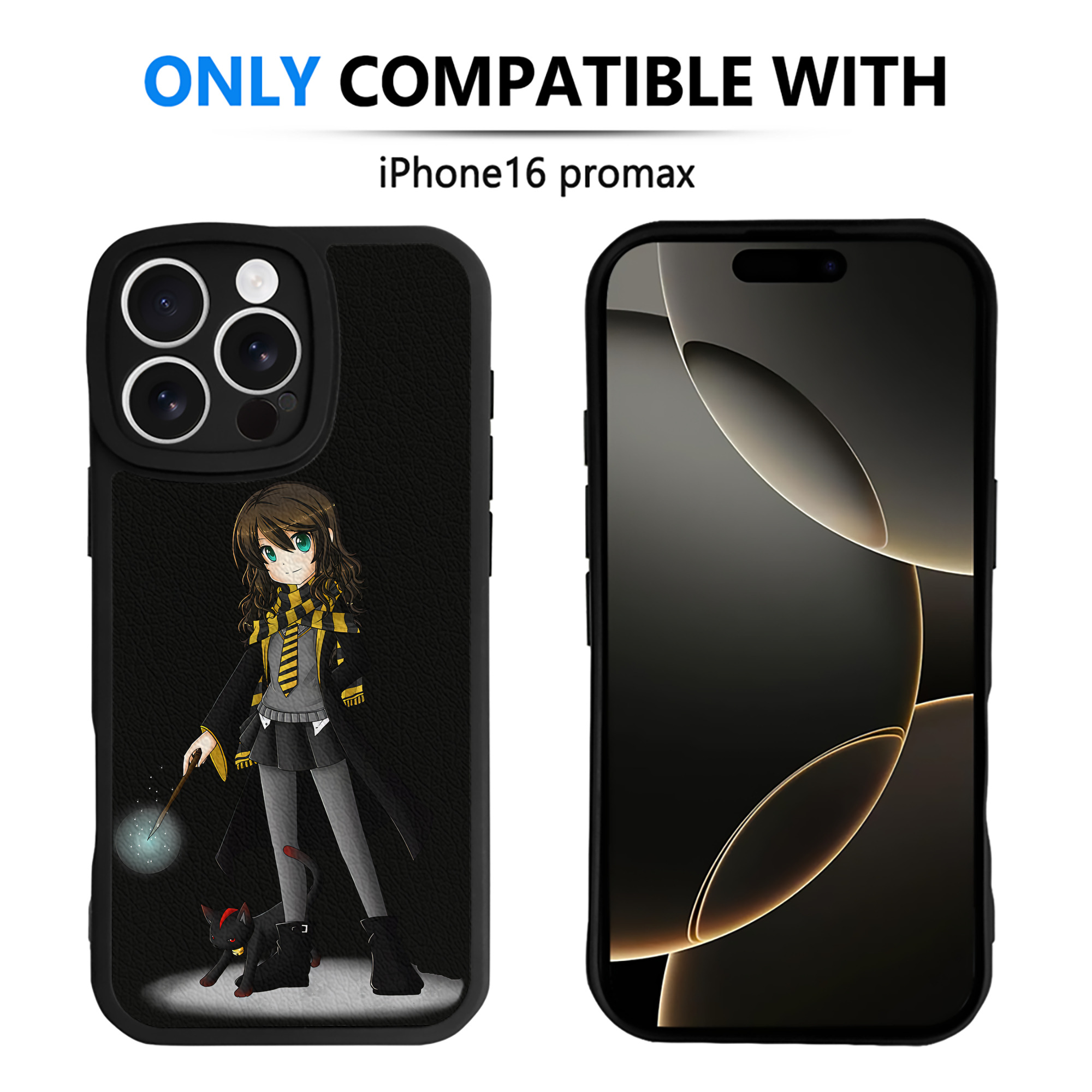 （画像用） Harry Potter ハリー・ポッターシリーズ 【iPhone 16シリーズ対応】シリコンスマホケース（レザー調） 材質：シリコン